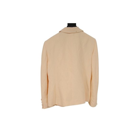 Les Copains Womens Blazer Size 46 XL Yellow Acetate Viscose  Jacket Coat NWT - Picture 9 of 9